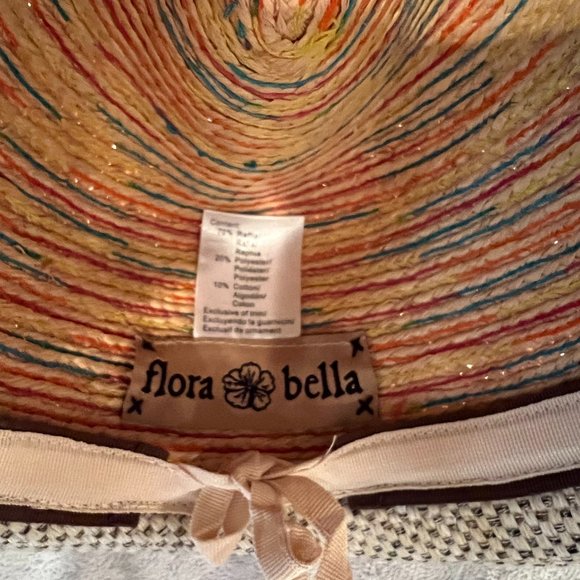 Flora-bella multicolor raffia hat - Picture 4 of 4